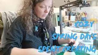 Thumbnail: Artist vlog | going to the art museum, creating a  new sketchbook and making pottery