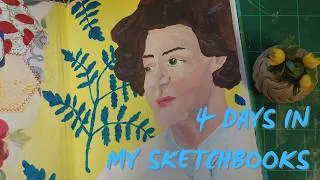 Thumbnail: Artist Vlog | Four days in my sketchbooks