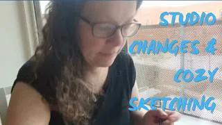 Thumbnail: Artist vlog | cozy days of drawing and changing the studio