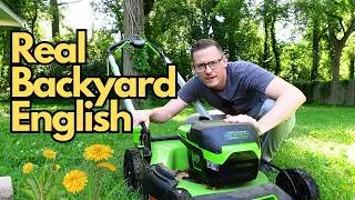 Thumbnail: Learn Real-Life English in My Backyard 🌱 | Comprehensible Input