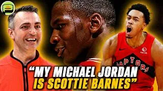 Thumbnail: No one is higher on Scottie Barnes than Darko... is he insane?