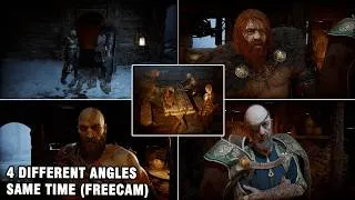 Thumbnail: Kratos meets Thor & Odin [Different Angles] God of War: Ragnarok Freecam #1