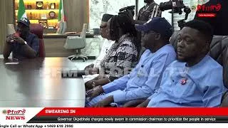 Thumbnail: Governor Okpebholo charges newly sworn in Commission Chairmen to prioritize the People in service