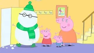 Thumbnail: Peppa Pig Playground 🐽 | Mr Snowman Visits | Peppa Pig Full Episodes