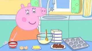 Thumbnail: Peppa Pig Playground 🐽 | Mummy Pig Bakes A Chocolate Cake | Peppa Pig Full Episodes