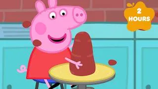 Thumbnail: Peppa Pig Makes Fun Pottery! ☕️ | Full Episodes | Cartoons for Kids | 2 Hours
