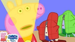 Thumbnail: Sleepover MONSTER 👹 Peppa Pig Tales 🐷  Cartoons for Kids 💕 Peppa Pig Stories Full Episodes