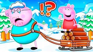 Thumbnail: We Got Trapped 7 Days In The Arctic... (Peppa Pig)