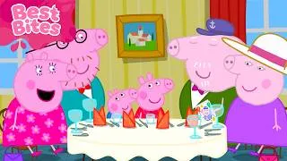 Thumbnail: The Fancy Restaurant 🍝 Kids Videos 🐽 Peppa's Best Bites