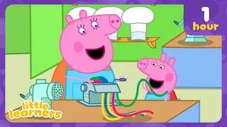 Thumbnail: Peppa Pig Learns To Make RAINBOW Pasta! 🌈🍝 | Tales Full Episodes | 1 Hour | Little Learners