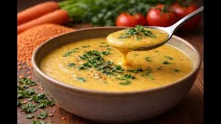 Thumbnail: Indian inspired dal soup | No Butter, No Oil, No Cream