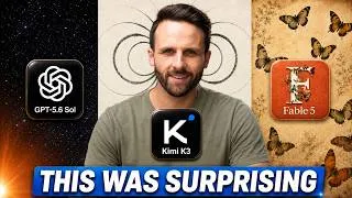 Thumbnail: Kimi K3 vs Fable 5 vs. GPT 5.6 (Raw Results)
