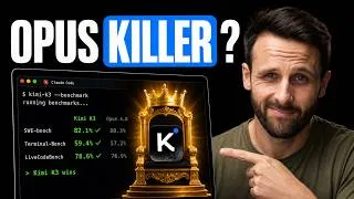 Thumbnail: Kimi K3 Is Here! (Better Than Opus 4.8?)