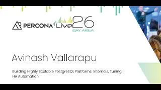 Thumbnail: Building Highly Scalable PostgreSQL Platforms   Internals, Tuning, HA Automation