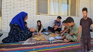 Thumbnail: A Beautiful Family Morning with Delicious Traditional Bread | Nomadic Family AliSaleh 🫓❤️
