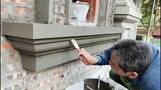 Thumbnail: Construction Plastering of Window Frames for The Castle using Flexible Mortar.