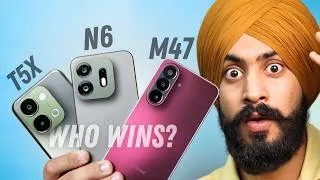 Thumbnail: Most Balanced Phone Under ₹20,000 | Samsung M47 vs OnePlus N6 vs vivo T5x