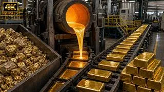 Thumbnail: Inside India’s Gold Factory: From Raw Gold to Refined Gold Bars | Full Process