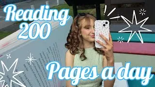 Thumbnail: Reading 200 pages a day for a week?! 
