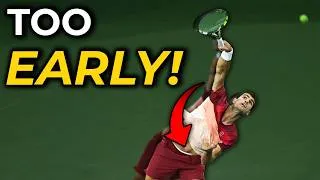 Thumbnail: You're Opening Up Too Early On Your Serve