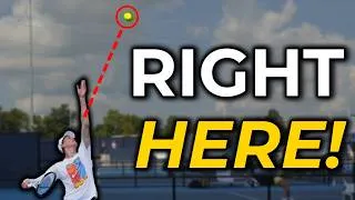 Thumbnail: How Far Forward Should Your Serve Toss Be? (The Correct Position Explained)