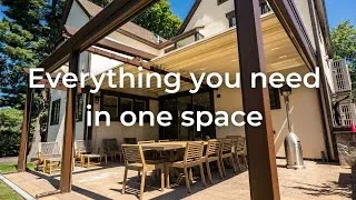 Thumbnail: Retractable Motorized Pergola with Screen in Clifton, NJ