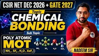 Thumbnail: MOT ( Hetro ,Polyatomic ,Walsh Diagram CSIR NET + GATE ) By Nadeem sir