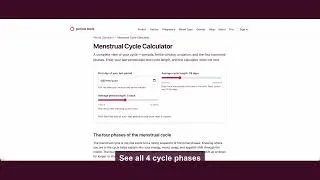 Thumbnail: Menstrual Cycle Calculator: See All 4 Cycle Phases (Free)