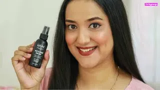 Thumbnail: Make Your Makeup Long Lasting | NYX Makeup Setting Spray Review & Demo | Perkymegs