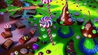 Thumbnail: Willy Wonka's Chocolate Factory: Stable Diffusion Deforum video