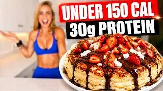 Thumbnail: 1-Ingredient Protein Pancake | ONLY 135 Calories & 30g Protein!