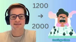 Thumbnail: How a Duolingo Chess Designer Reached 2000 Online