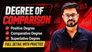 Thumbnail: Degrees of Comparison - Positive Comparative Superlative | English Speaking Practice