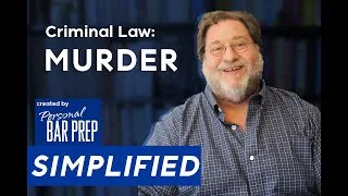 Thumbnail: Criminal Law: Murder — SIMPLIFIED