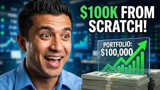 Thumbnail: Build a $100K Portfolio From Scratch | Complete Beginner Guide
