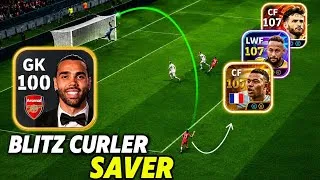 Thumbnail: NEW PFA TOTY DAVID RAYA INSANE 🔥 BLITZ CURLER SAVER IN EFOOTBALL 27 