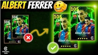 Thumbnail: Albert Ferrer efootball 2026 Training Guide || efootball 
