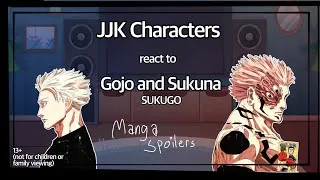 Thumbnail: Jujutsu kaisen characters react to Gojo and/vs Sukuna | sukugo | 13+