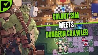 Thumbnail: RimWorld Meets Dungeon Crawling? | Dungeon Settlers