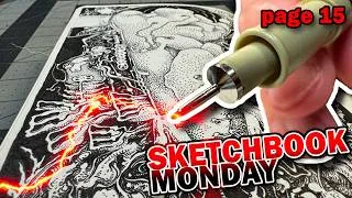 Thumbnail: No Pencil - Straight to Ink in my Sketchbook (Weekly Page 15/133)