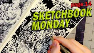 Thumbnail: Treating My Sketchbook Right ~ Pigma Microns (Weekly Page 14/133)