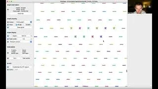 Thumbnail: (4) Computational Biology, Bioinformatics: Bandage De novo graph from Trinity transcriptome assembly