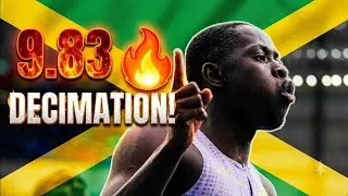 Thumbnail: 9.83🔥 Oblique Seville 🇯🇲 DESTROYS The Field at Silesia Diamond League 2026! Full Race Breakdown!