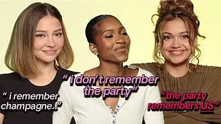 Thumbnail: The Female OBX Cast Being Peak Girlhood 💅😂for 14 mins straight