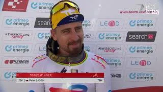 Thumbnail: Tour de Suisse 2022 - Stage 3 - Sprint & Podium