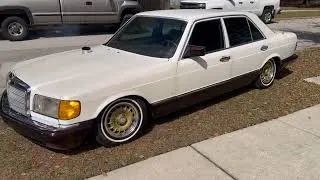 Thumbnail: I painted my slammed turbo diesel w126 and it looks amazing. Quick walk around 