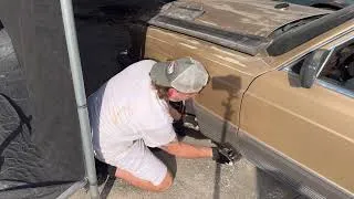 Thumbnail: How to Remove lower panel cladding from early Mercedes w126 300sd