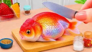 Thumbnail: Tiny Cooking Step-by-Step Guide 🐟 Let's Make Fried Fish in Tomato Sauce | Petite Cooking