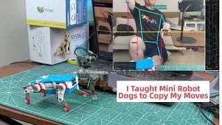 Thumbnail: 4-Servo Robot Dog - Embodied Robotics - Quaddle Open Source Robotics Kit