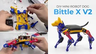 Thumbnail: How to Build a Robot Dog: Bittle X + BiBoard V1 Assembly & Wiring Tutorial